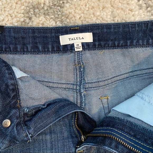 Talula Aritzia High-Waisted Jean Shorts - 26 - Picture 3 of 4